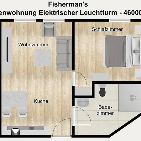 Fisherman's Elektrischer Leuchtturm Боркум